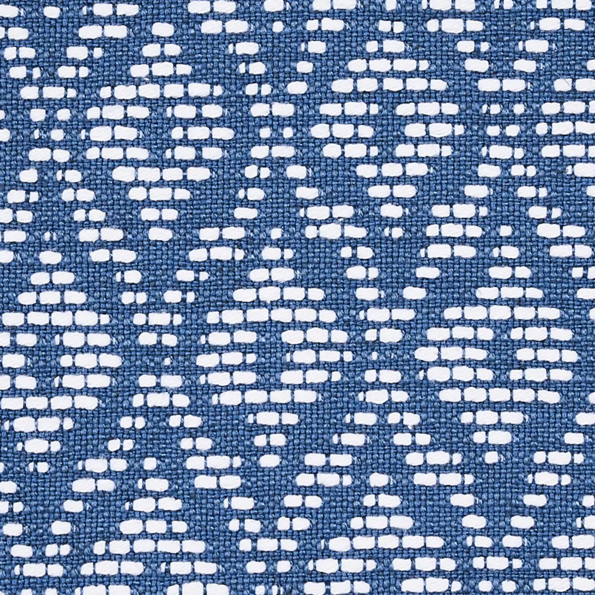 Schumacher 70553 Red Hook Blue fabric swatch