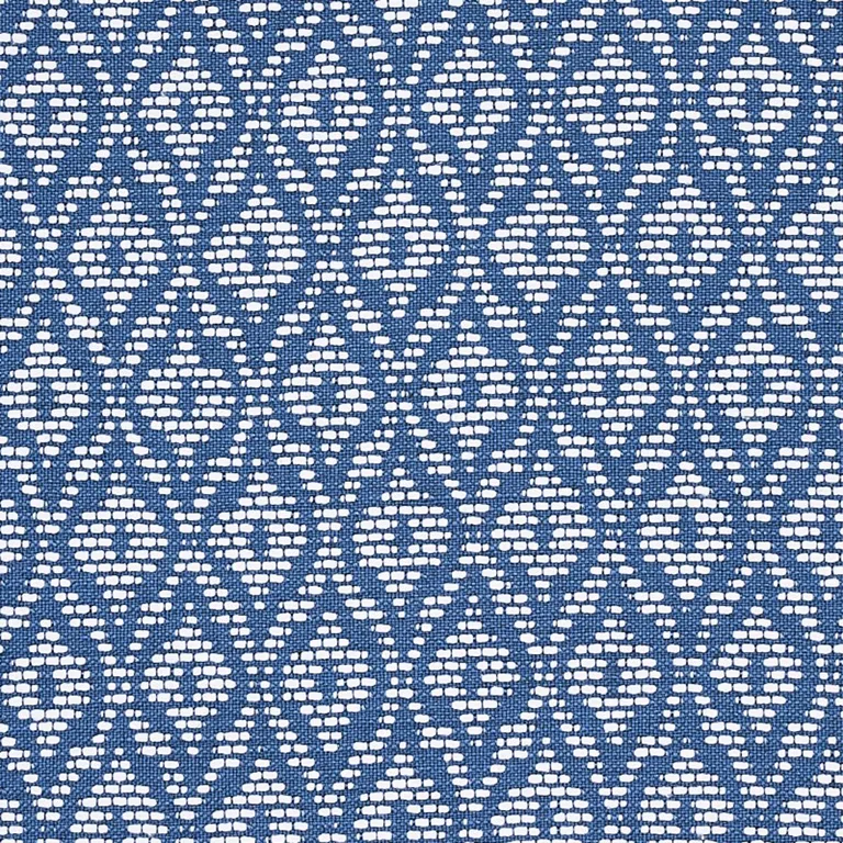 Schumacher 70553 Red Hook Blue fabric swatch