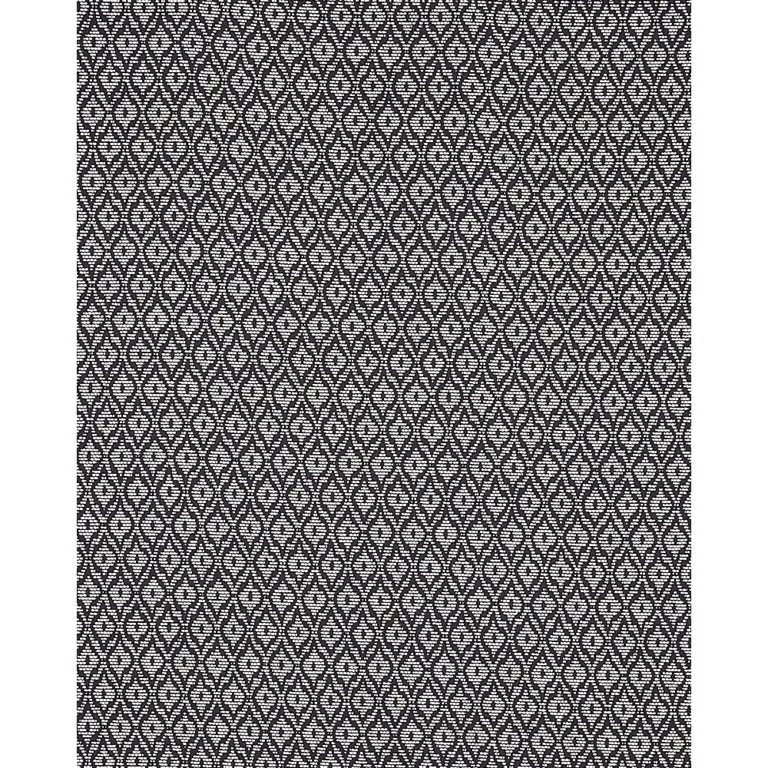 Schumacher 70552 Red Hook Charcoal fabric swatch