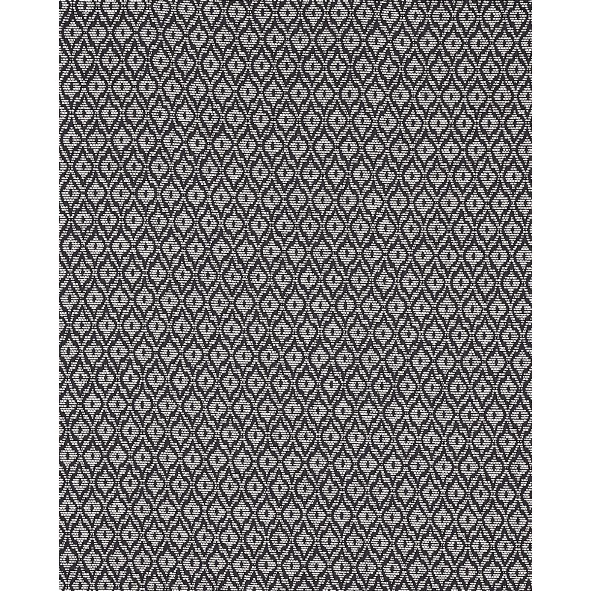 Schumacher 70552 Red Hook Charcoal fabric swatch