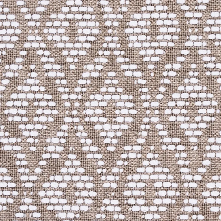 Schumacher 70550 Red Hook Taupe fabric swatch