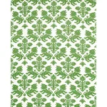 Schumacher 177303 Regalia Green fabric swatch