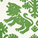 Schumacher 177303 Regalia Green fabric swatch