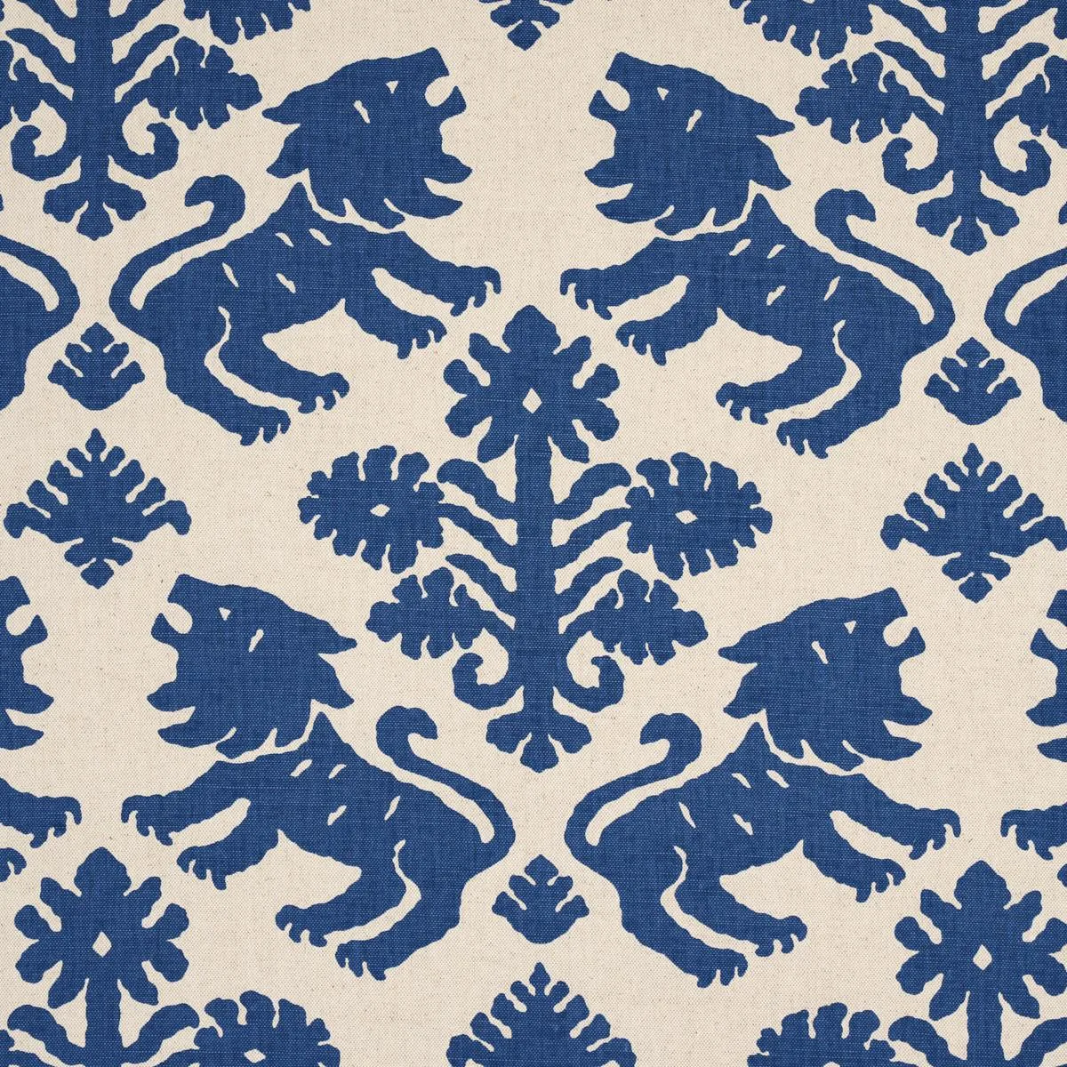 Schumacher 177305 Regalia Navy fabric swatch
