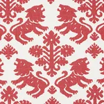 Schumacher 177304 Regalia Red fabric swatch