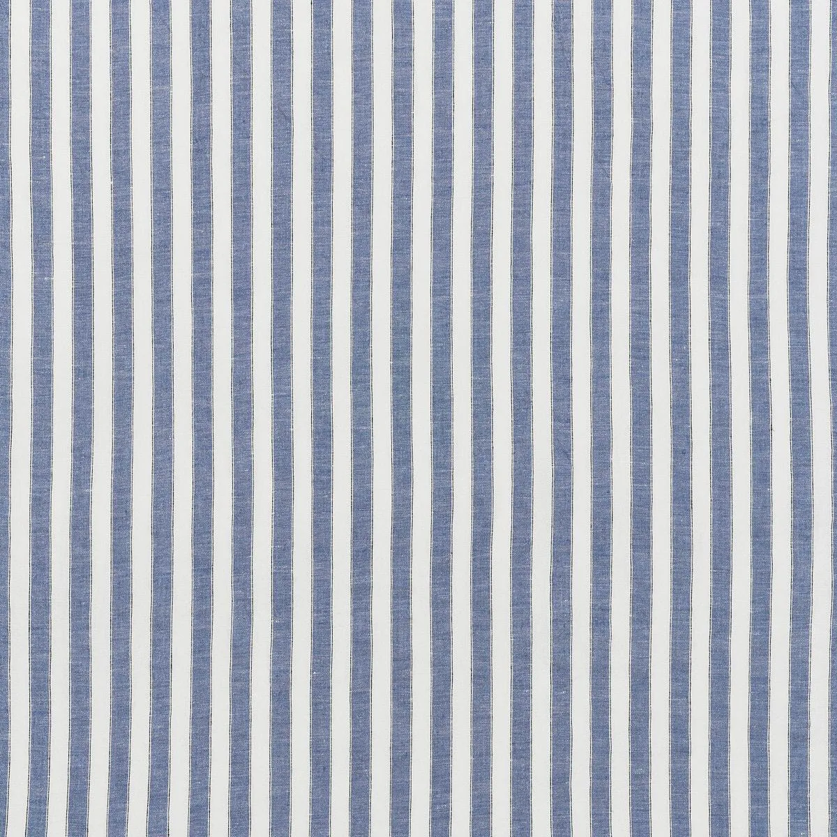 Schumacher 70030 Regatta Linen Stripe Sheer Chambray fabric swatch