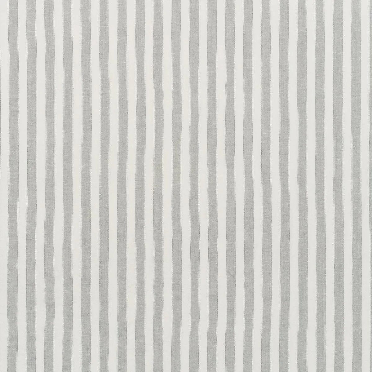 Schumacher 70032 Regatta Linen Stripe Sheer Mineral fabric swatch