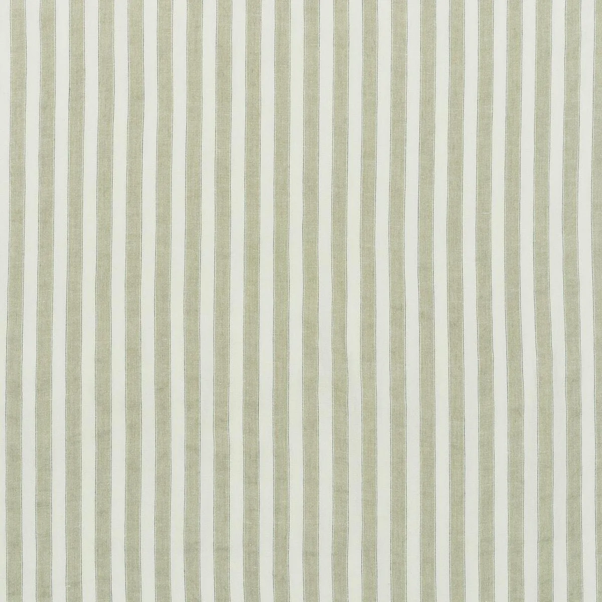 Schumacher 70034 Regatta Linen Stripe Sheer Sage fabric swatch