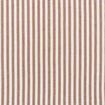 Schumacher 70037 Regatta Linen Stripe Sheer Sienna fabric swatch