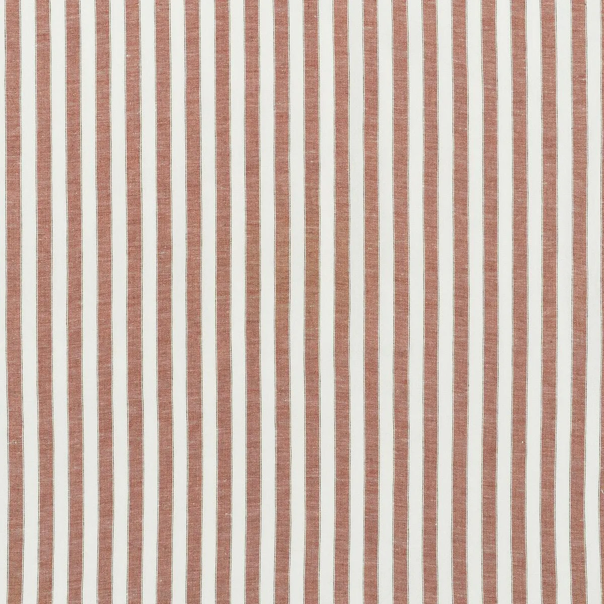 Schumacher 70037 Regatta Linen Stripe Sheer Sienna fabric swatch
