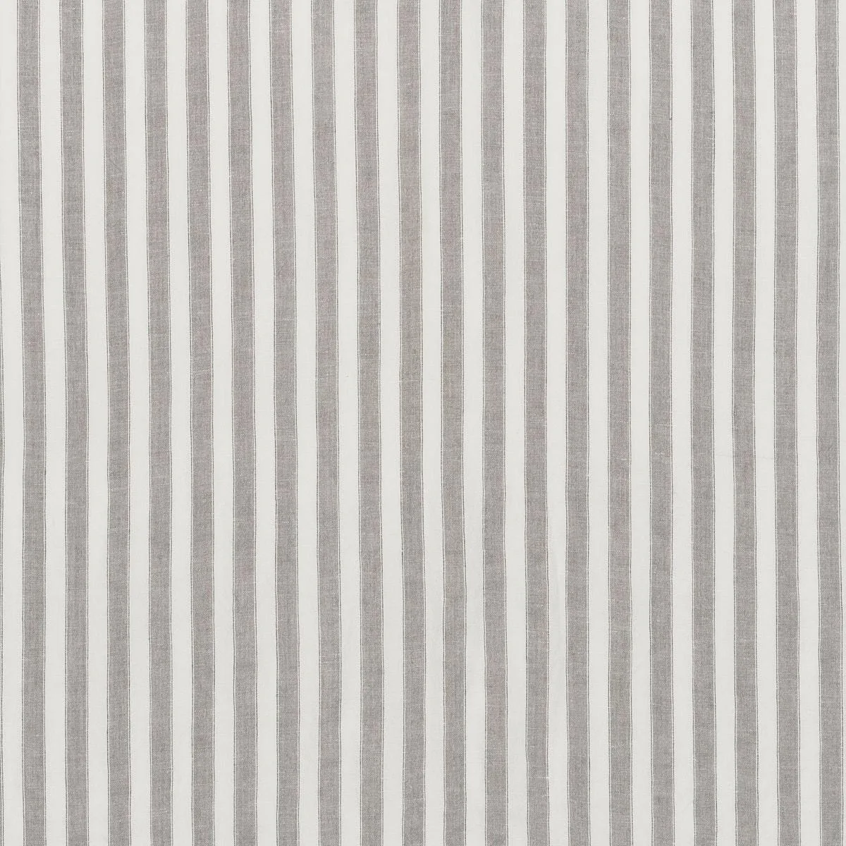 Schumacher 70035 Regatta Linen Stripe Sheer Stone fabric swatch