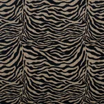 Schumacher 77771 Regine Strie Velvet Ebony fabric swatch