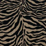 Schumacher 77771 Regine Strie Velvet Ebony fabric swatch