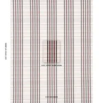 Schumacher 84782 Remmy Hand Woven Stripe Noir fabric swatch