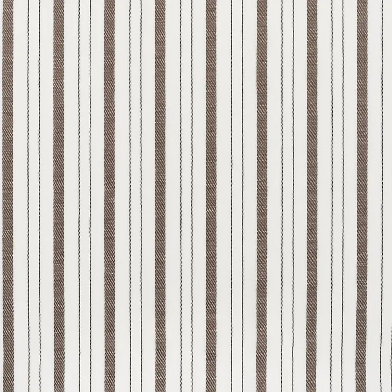 Schumacher 70152 Renato Linen Sheer Cocoa fabric swatch