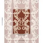 Schumacher 87550 Reversible Digital Damask Chartreuse fabric swatch
