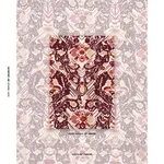 Schumacher 87551 Reversible Digital Damask Merlot fabric swatch