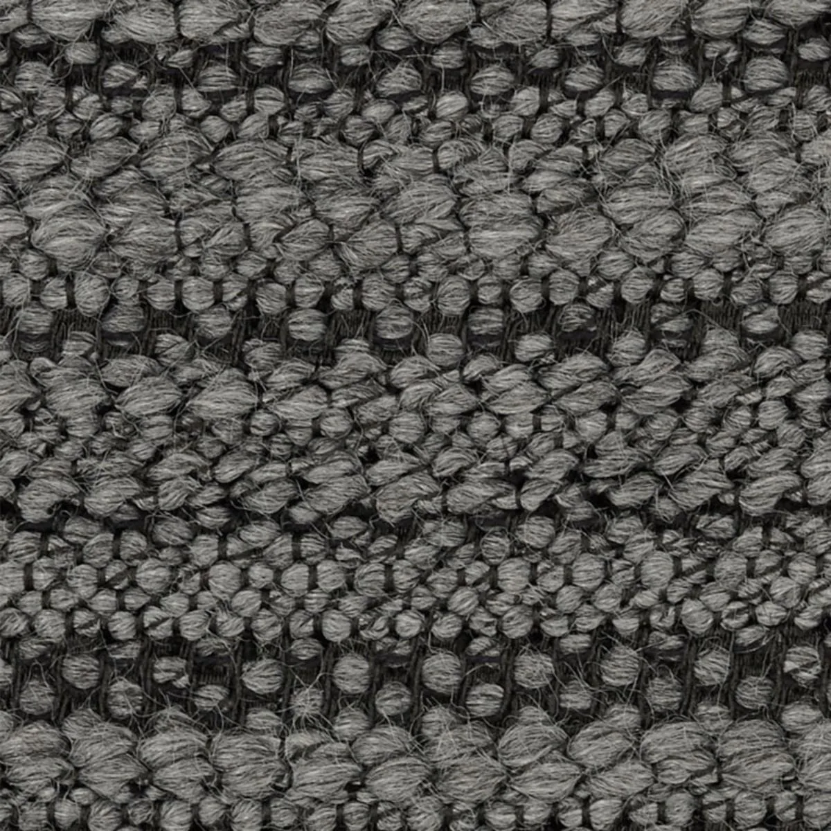 Schumacher 72522 Reyes Bouclé Charcoal fabric swatch