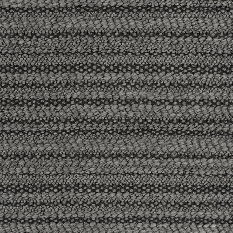 Schumacher 72522 Reyes Bouclé Charcoal fabric swatch