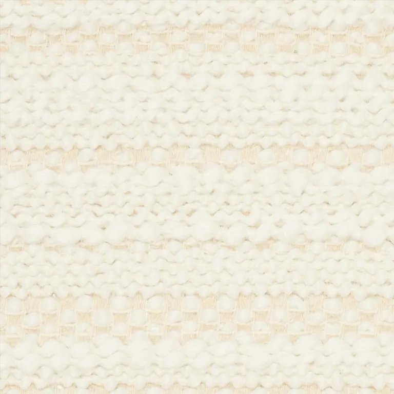 Schumacher 72521 Reyes Bouclé Ivory fabric swatch
