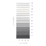 Schumacher 81142 Ribbon Appliqué Panel Black On Ivory fabric swatch
