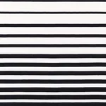 Schumacher 81142 Ribbon Appliqué Panel Black On Ivory fabric swatch