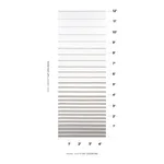 Schumacher 81140 Ribbon Appliqué Panel Grey On Ivory fabric swatch