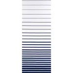 Schumacher 81141 Ribbon Appliqué Panel Navy On Ivory fabric swatch