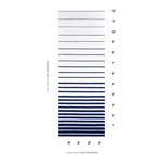 Schumacher 81141 Ribbon Appliqué Panel Navy On Ivory fabric swatch