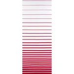 Schumacher 81143 Ribbon Appliqué Panel Red On Ivory fabric swatch