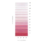 Schumacher 81143 Ribbon Appliqué Panel Red On Ivory fabric swatch