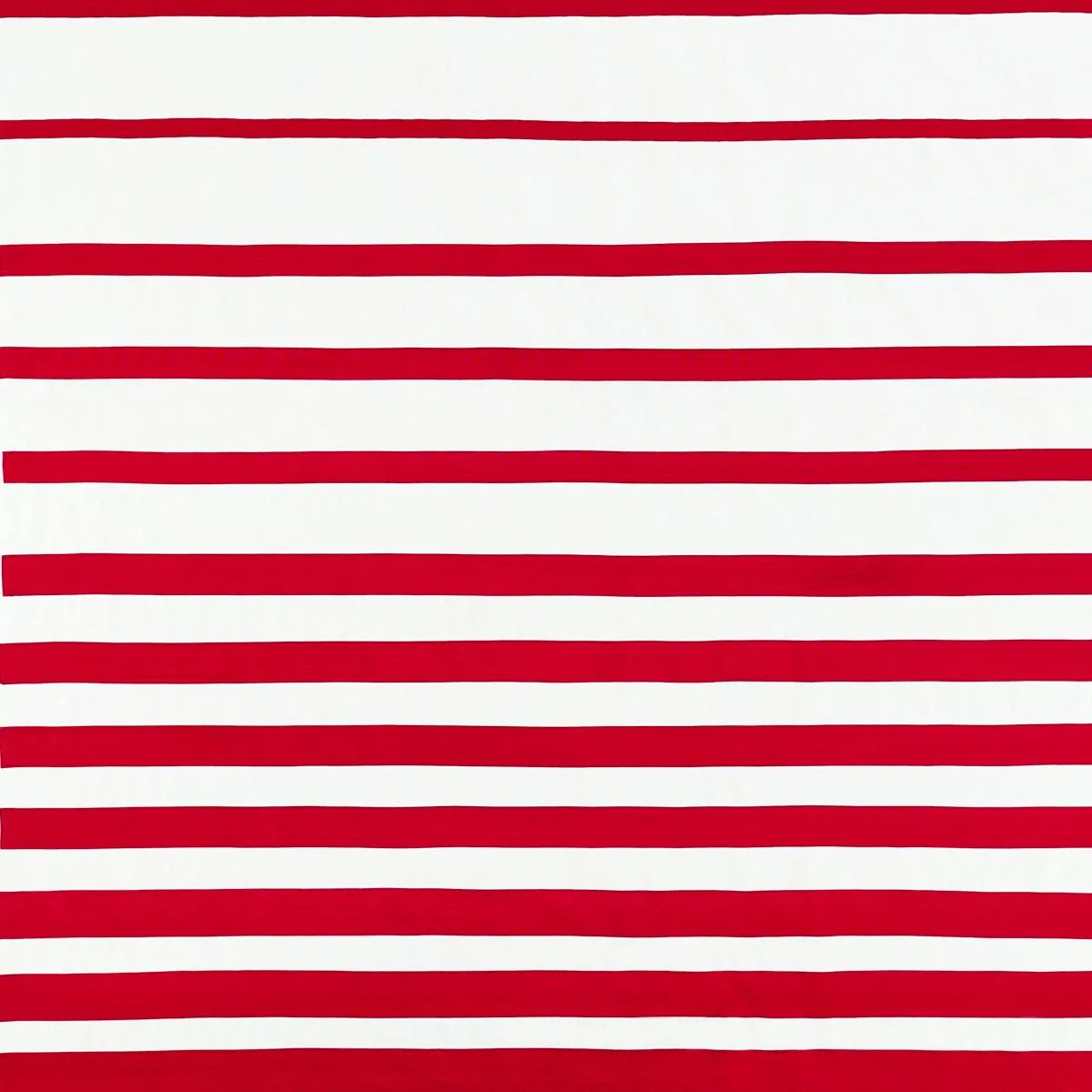 Schumacher 81143 Ribbon Appliqué Panel Red On Ivory fabric swatch