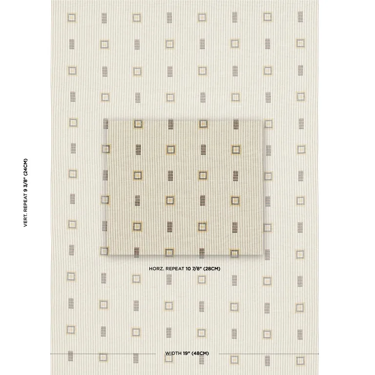 Schumacher 82860 Ribbon Ii Oregano fabric swatch