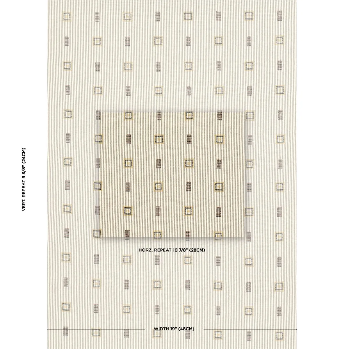 Schumacher 82860 Ribbon Ii Oregano fabric swatch