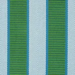Schumacher 77100 Ribbon Stripe Emerald fabric swatch