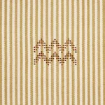 Schumacher 82851 Ribbon Wheat fabric swatch