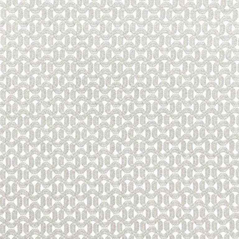 Schumacher 67631 Riccardi Sheer Zinc fabric swatch