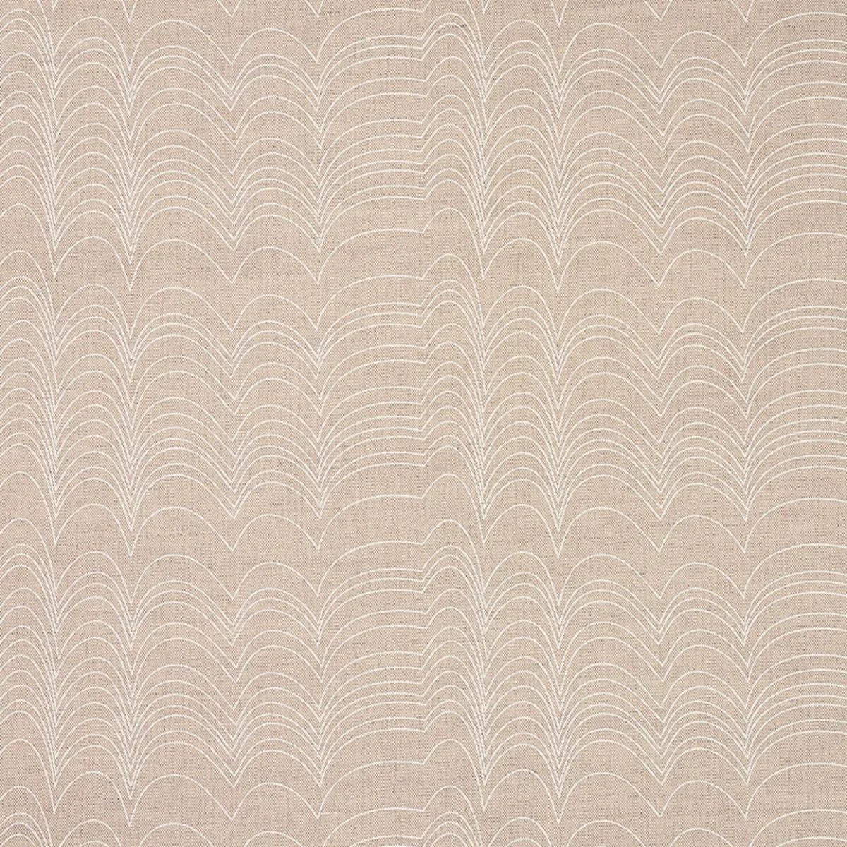 Schumacher 177113 Richter Ivory & Natural fabric swatch