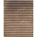 Schumacher 81821 Ridge Line Velvet Brown fabric swatch