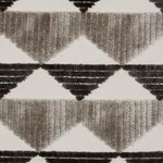 Schumacher 81822 Ridge Line Velvet Stone Grey fabric swatch