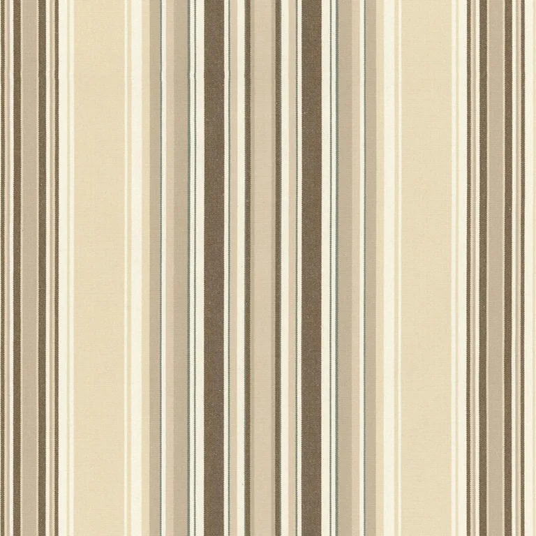 Schumacher 62373 Ridge Stripe Sand fabric swatch