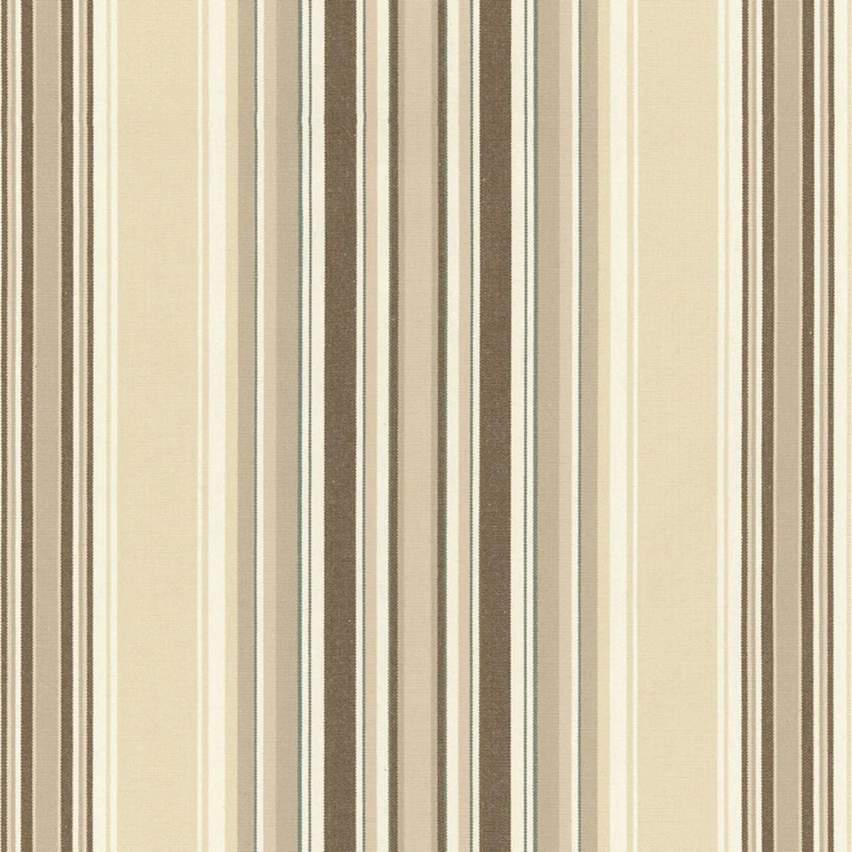 Schumacher 62373 Ridge Stripe Sand fabric swatch