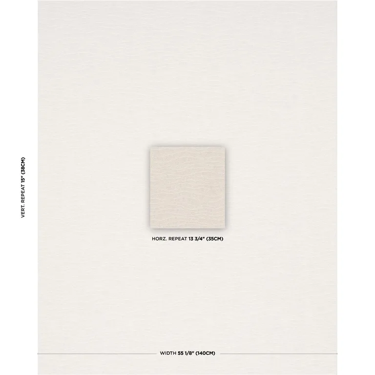 Schumacher 85611 Ridgeline Pearl fabric swatch