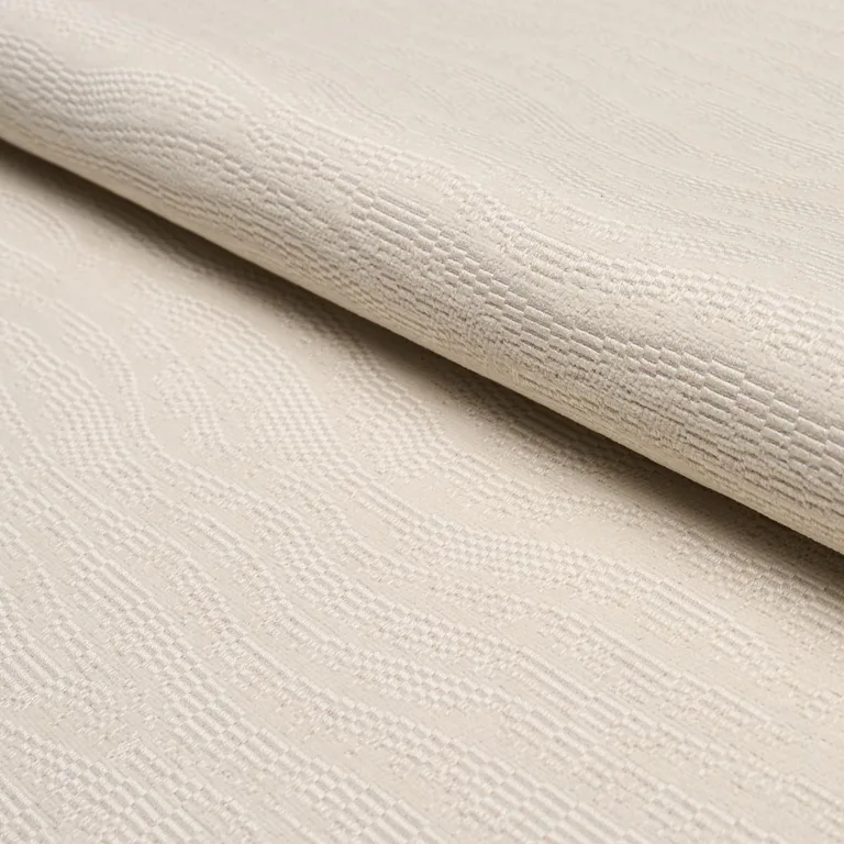 Schumacher 85611 Ridgeline Pearl fabric swatch