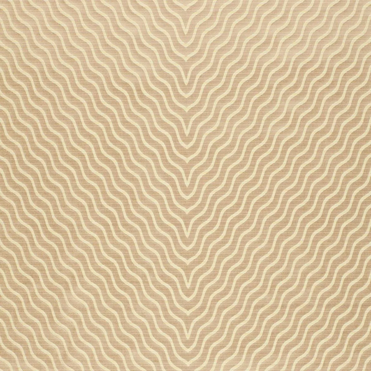 Schumacher 63571 Ripple Effect Champagne fabric swatch