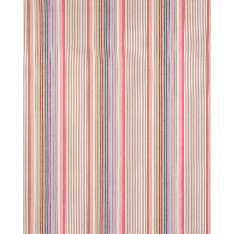 Schumacher 80823 Ripple Hand Woven Stripe Macaroon fabric swatch
