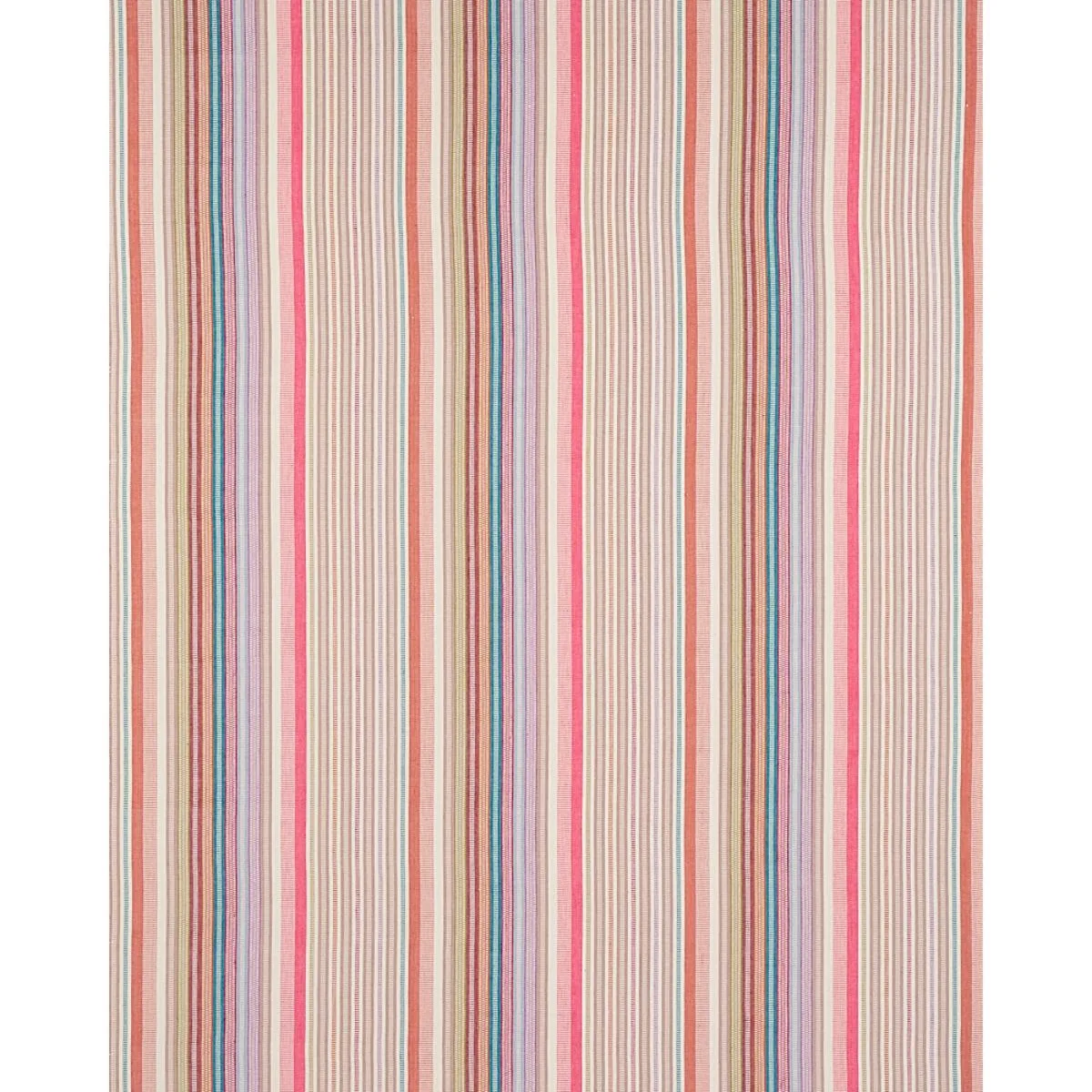 Schumacher 80823 Ripple Hand Woven Stripe Macaroon fabric swatch