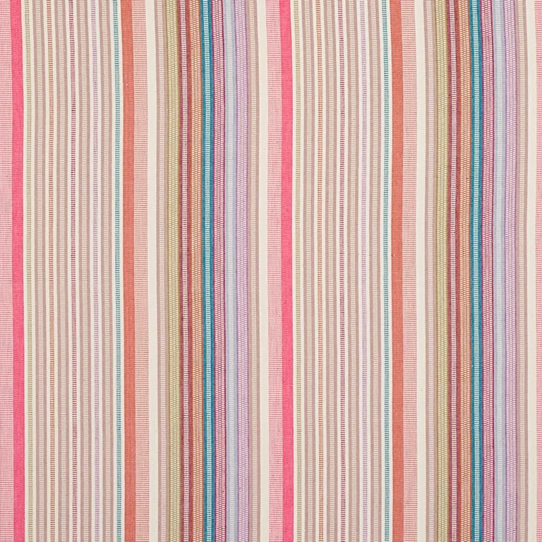 Schumacher 80823 Ripple Hand Woven Stripe Macaroon fabric swatch