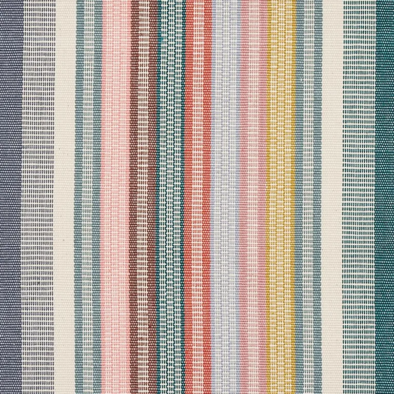 Schumacher 80822 Ripple Hand Woven Stripe Mineral fabric swatch