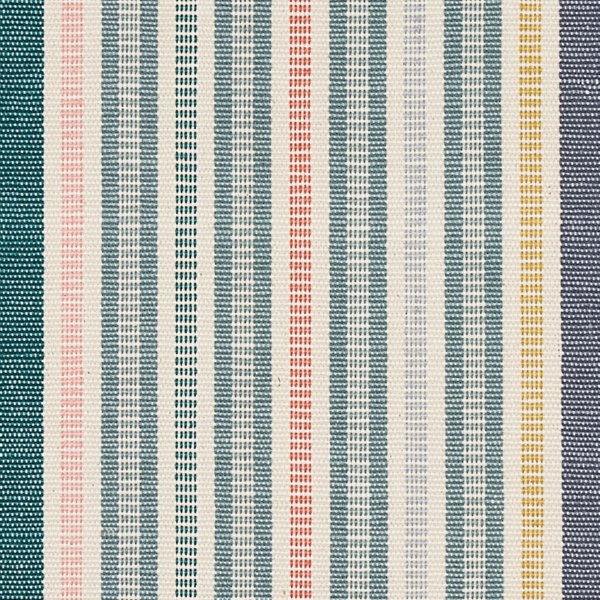 Schumacher 80822 Ripple Hand Woven Stripe Mineral fabric swatch